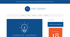 Desktop Screenshot of ericgeiger.com