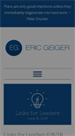 Mobile Screenshot of ericgeiger.com
